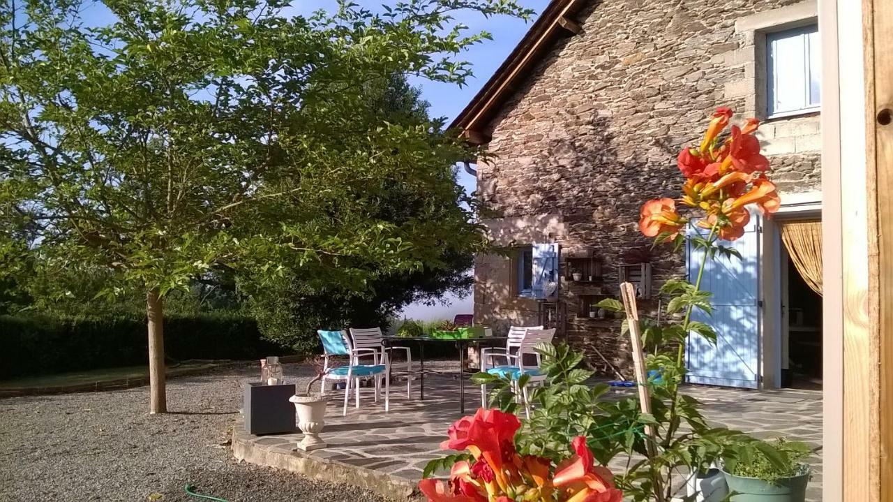 Gite De La Maison Bleue Villa Mirandol-Bourgnounac Exteriör bild